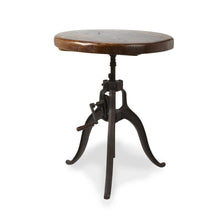 Load image into Gallery viewer, Reclaimed wood doors of well-aged oak and elm make for a sturdy tabletop.
